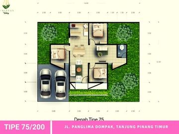 Rumah Inden Cepat di Tengah Kota Tanjung Pinang Bisa Inhouse