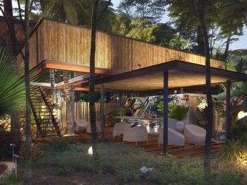 Departamento con alberca privada lock off, en Aldea Zama venta.
