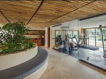 Departamento con alberca privada lock off, en Aldea Zama venta.