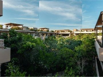 Departamento con alberca privada lock off, en Aldea Zama venta.