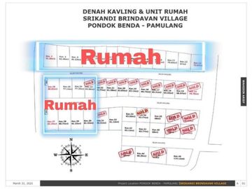 Tanah Kavling Murah Pamulang Bebas Banjir