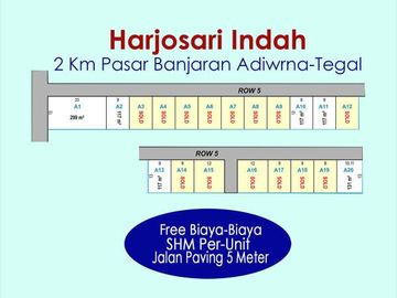 Lahan Hunian Dekat Yonif 407 Adiwerna, Tegal: 80 Jt-an