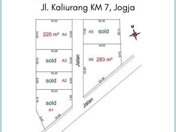 KAVLING KOST MAHASISWA JOGJA; SIAP BANGUN AREA BANTENG