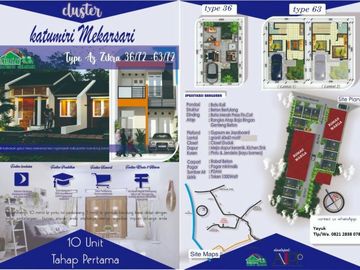 Cluster Katumiri Mekarsari Exlusif Termurah dii Mekarsari Padalarang Bandung Barat | YAYUKRUKNADI