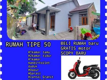 Beli Rumah Baru, Gratis Motor Scopy Baru