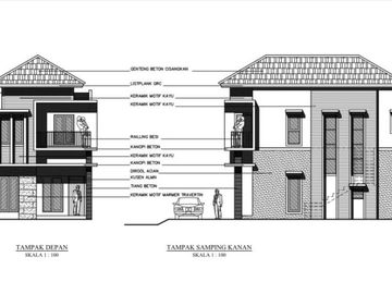 Rumah Dalam Cluster Cipadu Larangan Fasilitas Poll