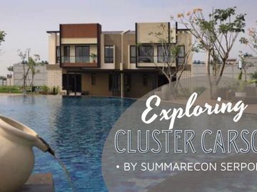 Cluster carson summarecon Serpong at scientia Garden