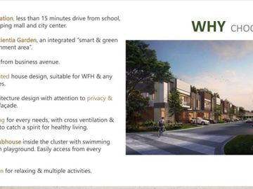 Cluster carson summarecon Serpong at scientia Garden