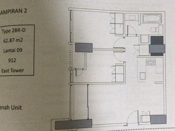 DIJUAL APARTEMEN FULL FURNISHED DI APARTEMEN BRANZ BSD LANTAI 9