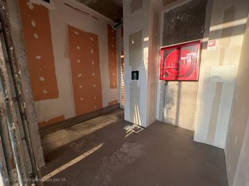 Local comercial de planta libre en obra Ñuñoa