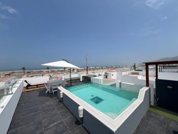 ¡Vendo Linda Casa De Playa Amoblada En Condominio Puerto Madero Km 89 Panamericana Sur!