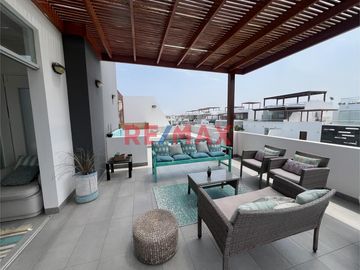 ¡Vendo Linda Casa De Playa Amoblada En Condominio Puerto Madero Km 89 Panamericana Sur!