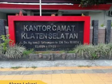 Barat Kawasan Pemda Klaten Tanah Kapling 1 Jutaan