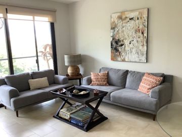 Departamento, 3 albercas, roof top con 6 jacuzzis, area de asador, terraza con b