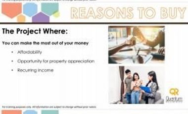 2 Bedroom Pre Selling Investment in Quantum Residences Taft Pasay