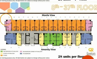 2 Bedroom Pre Selling Investment in Quantum Residences Taft Pasay