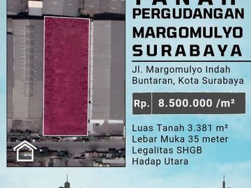 KAVLING PERGUDANGAN MARGOMULYO INDAH SURABAYA