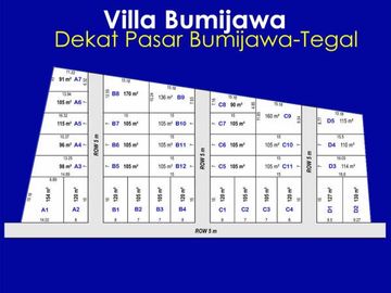 Kapling Villa SHM Pecah Unit : Dekat Pasar Bumijawa 20 Jt-an
