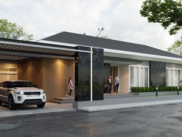 dijual rumah bebas design di kawasan cemara kipas/cemara gading