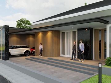 dijual rumah bebas design di kawasan cemara kipas/cemara gading