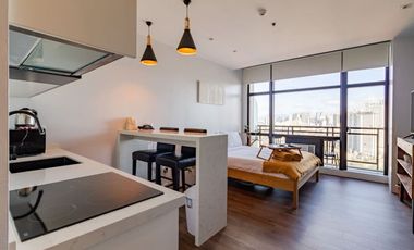 FOR LEASE! Studio Condo in The Gramercy Residences, Century City, Makati