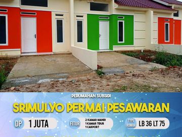 Rumah subsidi angsuran free 3 kali dan free notaris