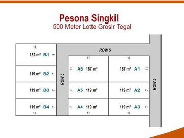 Kavling Dekat Exit Tol Adiwerna: SHM, 1 Jt-an