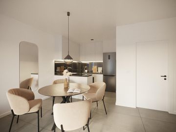 SEMIPISOS 3 AMBIENTES , AMPLIOS BALCONES , DOS HABITACIONES Y DOS BAÑOS , OPCION DE TERCER HAB EN UNIDADES EN DUPLEX