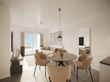 SEMIPISOS 3 AMBIENTES , AMPLIOS BALCONES , DOS HABITACIONES Y DOS BAÑOS , OPCION DE TERCER HAB EN UNIDADES EN DUPLEX