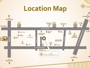 The Orabella No Spot Down Payment Condo near Araneta, Gateway, SM Cubao