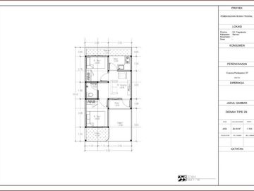 PALING MURAH !! Rumah Siap Bangun 50 Meter Jl Pandanaran