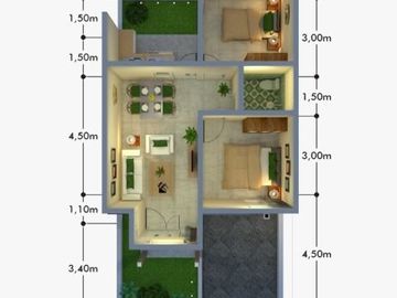 rumah mewah di kedungkandang 2 lantai area strategis