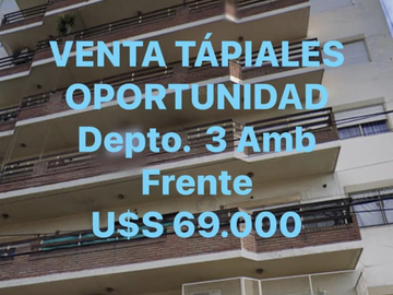 VENTA - DEPARTAMENTO 3 AMB. AL FRENTE - OPORTUNIDAD