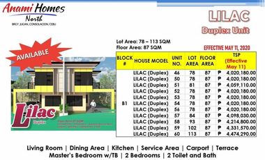 4 Bedroom Duplex House for sale in Consolacion