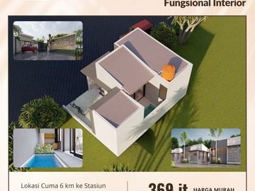 Rumah Modern dengan Private Pool 300jutaan di Bogor