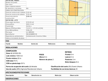 Terreno en venta 2.103 M2, La Merced, Alangasi