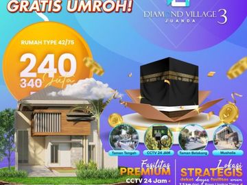 TERLENGKAP, Call 08213993----, Perumahan Murah di Sidoarjo Dekat Juanda, Diamond Village Juanda 3