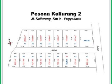Pesona Kaliurang 2, Selatan Kampus UII: Jalan 6 Meter