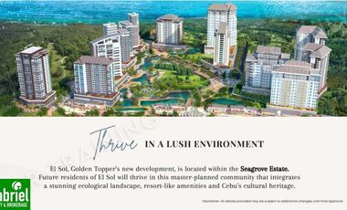 Pre-selling Condominium infront of Shangri-la Mactan, El Sol