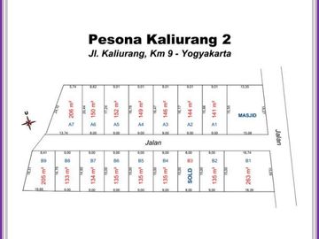 Tanah Kavling Standar Perumahan, Lengkap Fasum: Jakal Km. 9