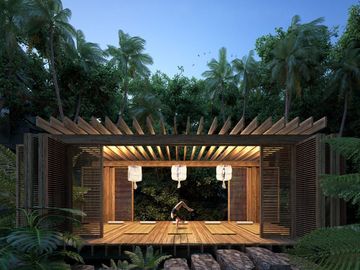 Penthouse eco amigable, alberca con multiples areas comunes en exterior