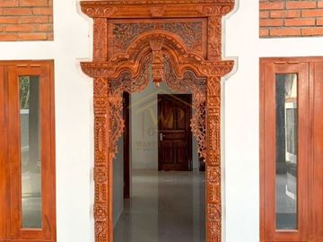 DIJUAL JOGLO ALA SULTAN DI PRAMBANAN VIEW SAWAH DAN GUNUNG MERAPI
