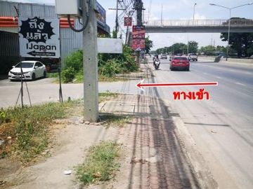 Land for sale in Khlong 7 Thanyaburi, only 1.4 km from Rangsit-Nakhon Nayok Road, 4 rai 12,800,000 baht