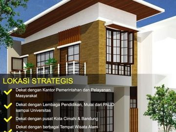 Rumah Syariah Rasa Villa DP 0% di Bandaung