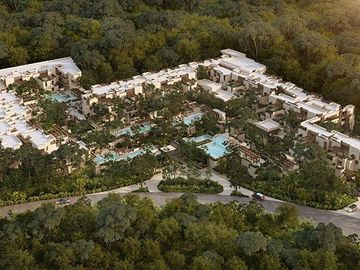 Penthouse de 3 recamaras con spa, gimnasio, club de niños, cerca de la playa en