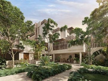 Penthouse de 3 recamaras con spa, gimnasio, club de niños, cerca de la playa en