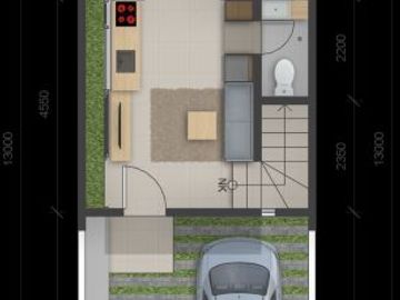 Rumah Baru Minimalis 2 Lantai Dekat Pemkot Cimahi