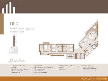 Departamento  de Lujo en Venta Torre Amaite, Valle Oriente