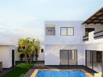 CASA EN PREVENTA CON ALBERCA EN JASSOS SLP