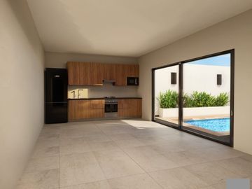 CASA EN PREVENTA CON ALBERCA EN JASSOS SLP